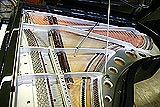 Bösendorfer F.A. Porshe designed Grand Piano action close-up