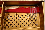 Closeup of Vintage Mason and Hamlin Grand Piano for restrining