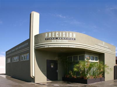 Precision Piano Services' fully equipped studio