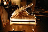 Enlarge this image Schimmel Model 213 in custom Plexiglas® lighted
