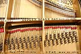 Steinway and Sons early front duplex bearing bars restrung