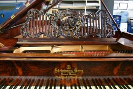 1880's Steinway and Sons Style 3 Art Case grand piano • Click to enlarge