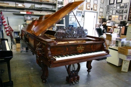 1880's Steinway and Sons Style 3 Art Case grand piano • Click to enlarge