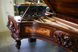 1880's Steinway and Sons Style 3 Art Case grand piano • Click to enlarge