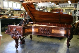 1880's Steinway and Sons Style 3 Art Case grand piano • Click to enlarge