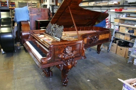 1880's Steinway and Sons Style 3 Art Case grand piano • Click to enlarge