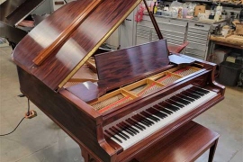 1924 Knabe Mahogany Grand Piano Restoration • Click to enlarge