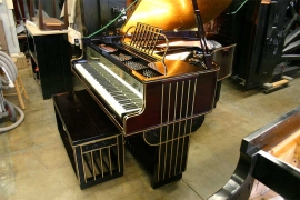 Restored 1930's Sohmer Deco Art Case Grand Piano • Click to enlarge