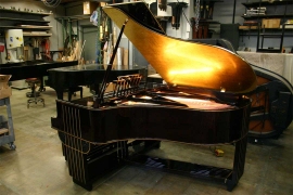 Restored 1930's Sohmer Deco Art Case Grand Piano • Click to enlarge