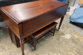 1937 Wurlitzer Desk Case Spinet for sale • Click to enlarge