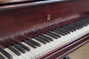 A beautifully restored 1880 Steinway and Sons Rosewood B 85 grand piano