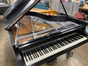 Restored 1918 Steinway Model A3 “Silver and Black” edition