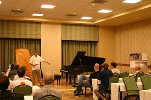 Franco teaching at Piano Technicians Guild event