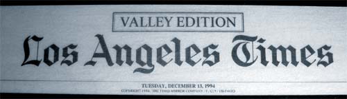 Los Angeles Times December 13, 1994