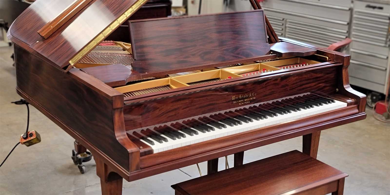 1924 Knabe Mahogany grand piano