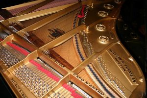 Mason & Hamlin grand piano restored soundboard