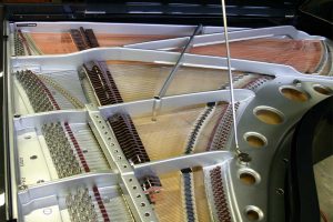 Bösendorfer F.A. Porsche designed grand piano interior shot