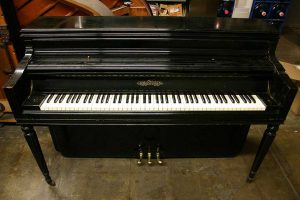 Chickering console piano used by Harry Warren