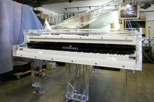 Schimmel Model 213 in custom Plexiglas®