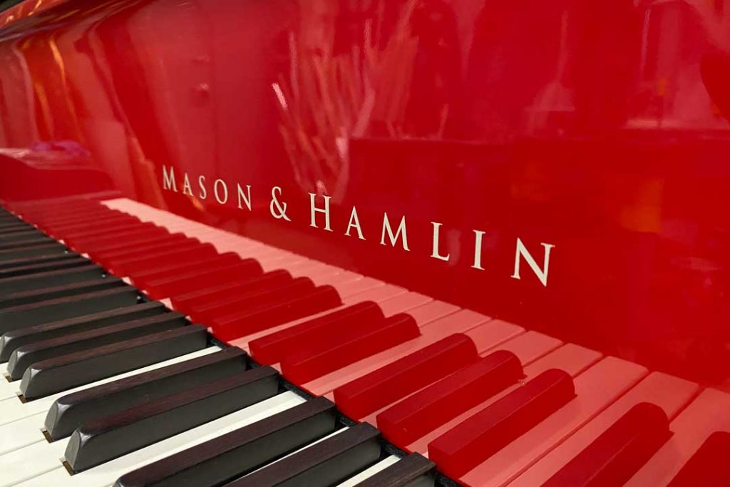 Mason and Hamlin concert grand piano