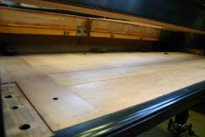 Vintage Steinway and Sons grand piano restoration