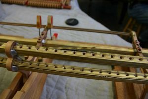 Defective and damaged Steinway and Sons piano patented Tubular Metallic Action Frame Rail requiring replacement