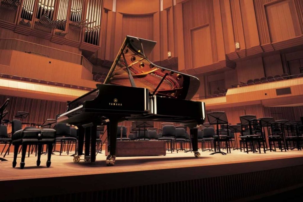 Yamaha concert grand piano
